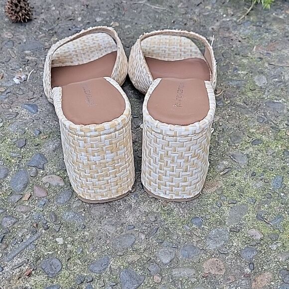 Jeffrey Campell Woven Block Heeled Sandals Size US 9 - Picture 3 of 10